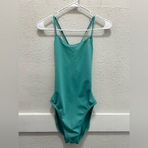 TYR Lapped Trinity Fit Swimsuit in Latino Bay Green Size Large 34